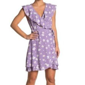Sanctuary Johanna Lilac Floral dress Wrap XS